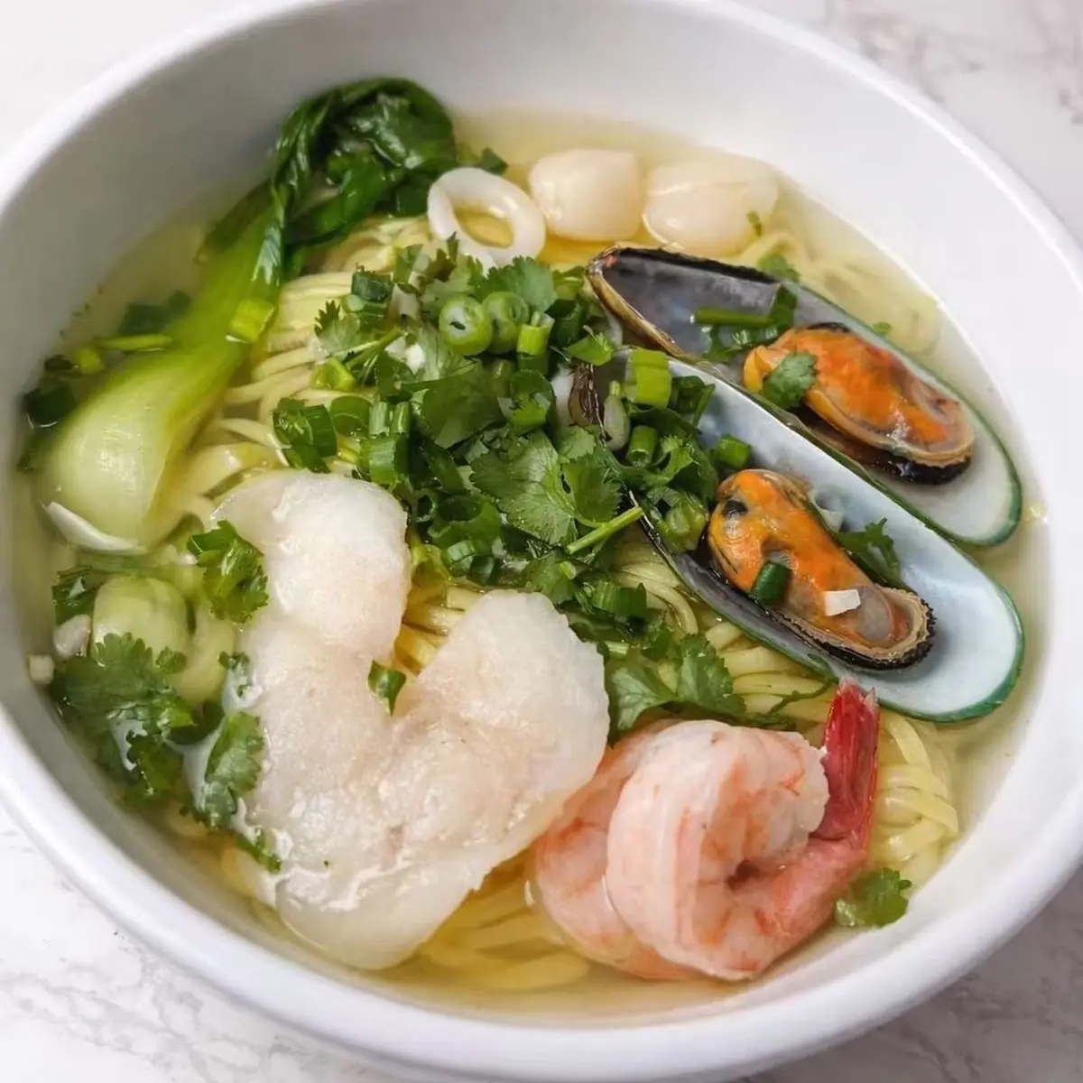 seafood noodle soup 海鲜面